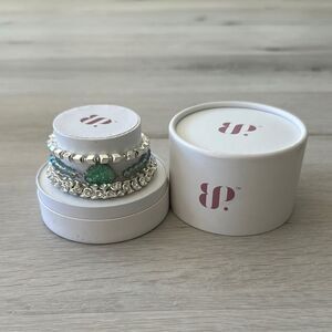 Bomb Party Tell Me About It Stud Bracelets OS EUC IN BOX